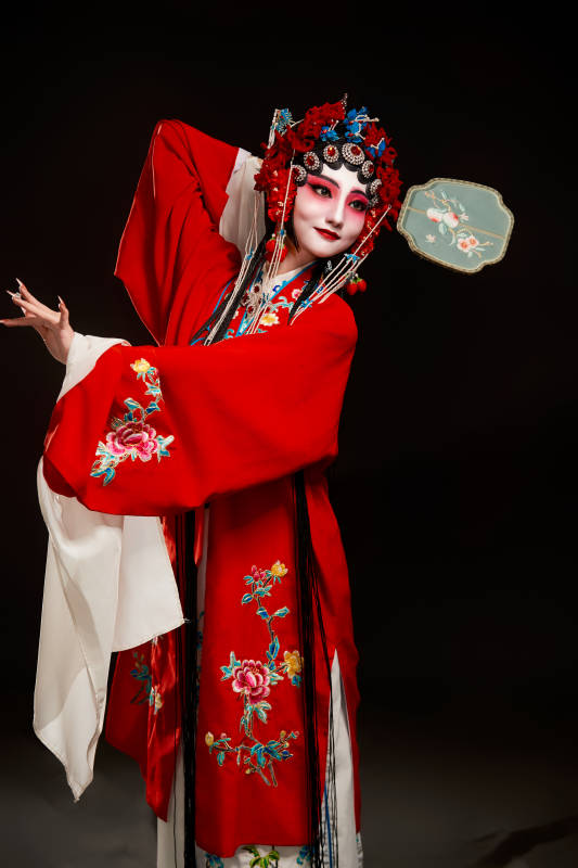 国粹戏曲京剧昆曲青衣旦角形象的中国少女图片