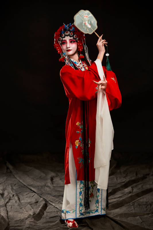 国粹戏曲京剧昆曲青衣旦角形象的中国少女图片