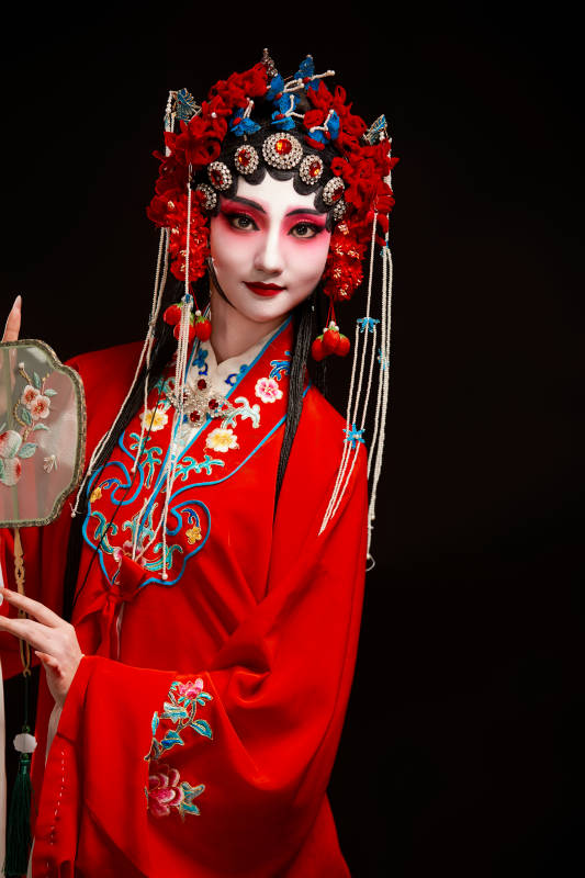 国粹戏曲京剧昆曲青衣旦角形象的中国少女图片