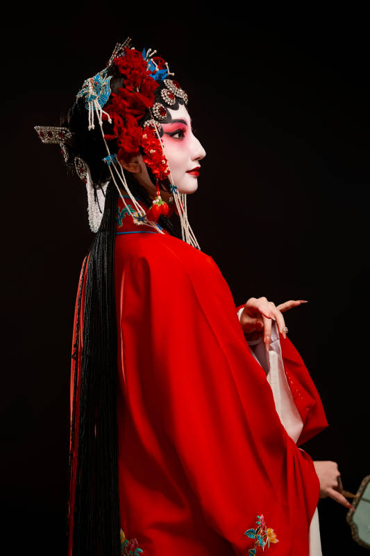 国粹戏曲京剧昆曲青衣旦角形象的中国少女图片