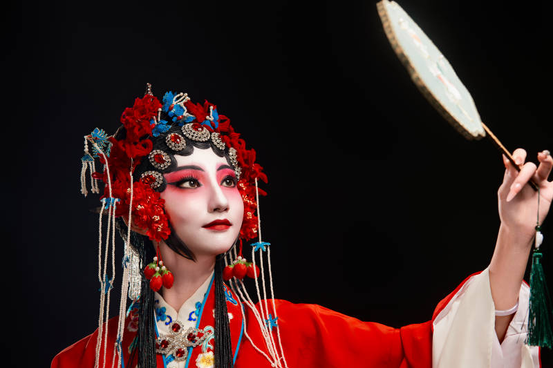 国粹戏曲京剧昆曲青衣旦角形象的中国少女图片