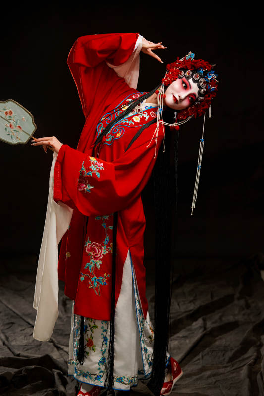 国粹戏曲京剧昆曲青衣旦角形象的中国少女图片