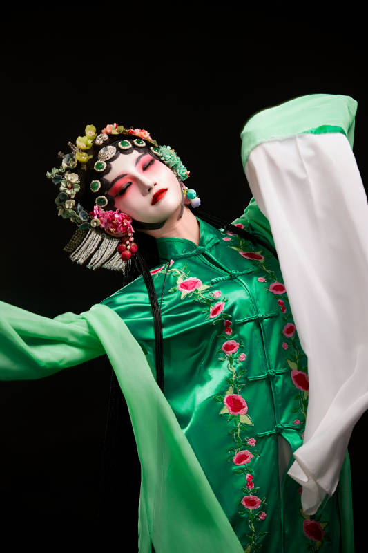 国粹戏曲京剧昆曲青衣旦角形象的中国少女图片