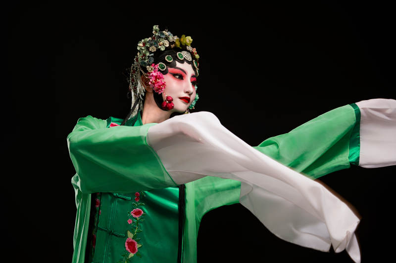 国粹戏曲京剧昆曲青衣旦角形象的中国少女图片