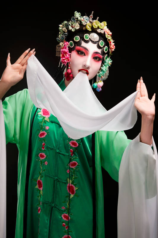 国粹戏曲京剧昆曲青衣旦角形象的中国少女图片