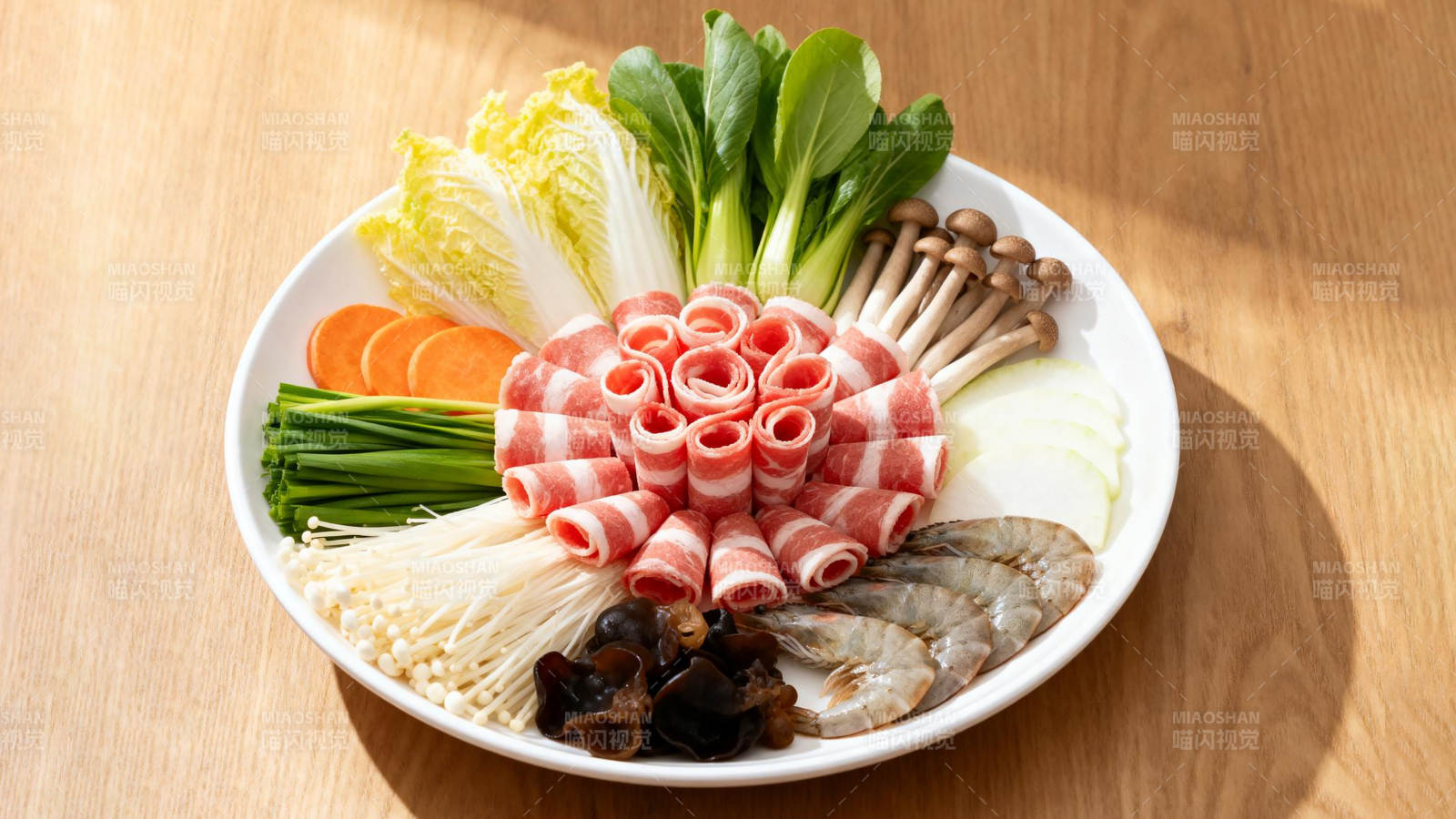 火锅食材拼盘图片