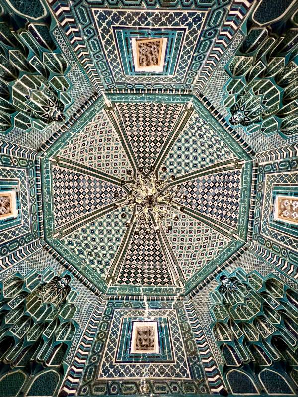 乌兹别克斯坦 清真寺 穹顶之美图片