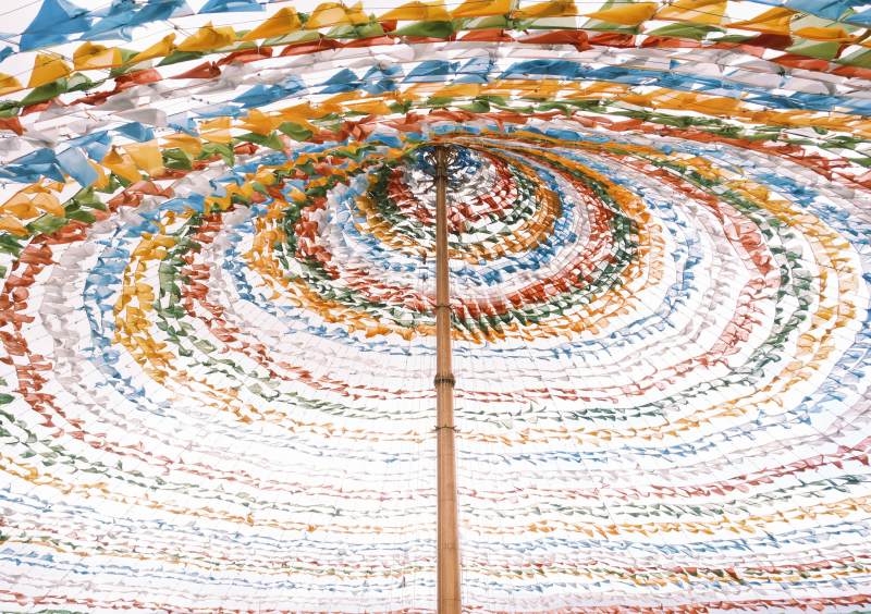 香格里拉经幡图片