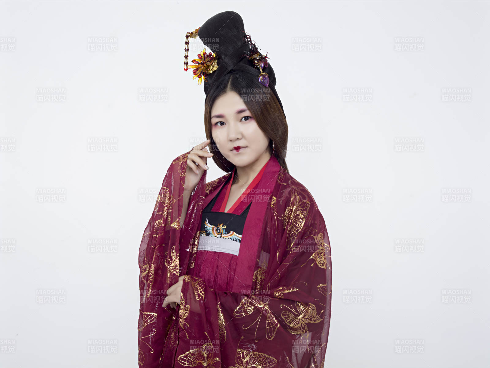 大唐风韵女性古装造型唐朝古装图片