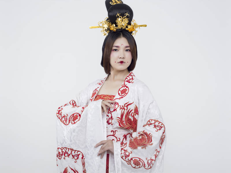 大唐风韵女性古装造型唐朝古装图片