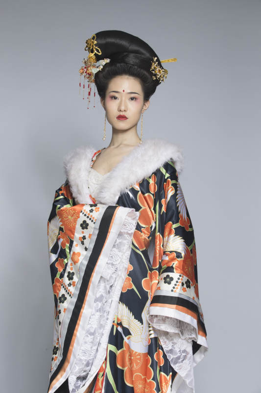 大唐风韵古装造型人像棚拍唐朝人像图片