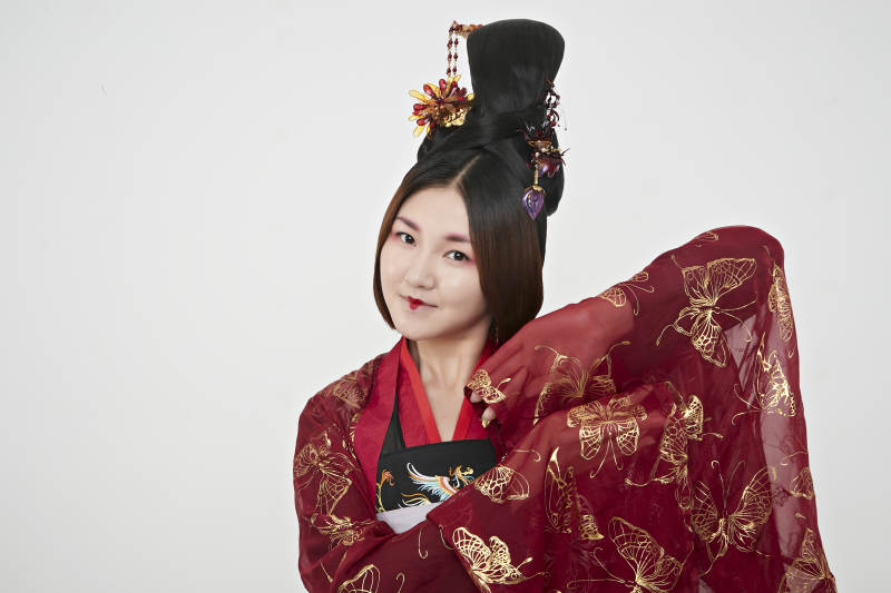 大唐风韵女性古装造型唐朝古装图片