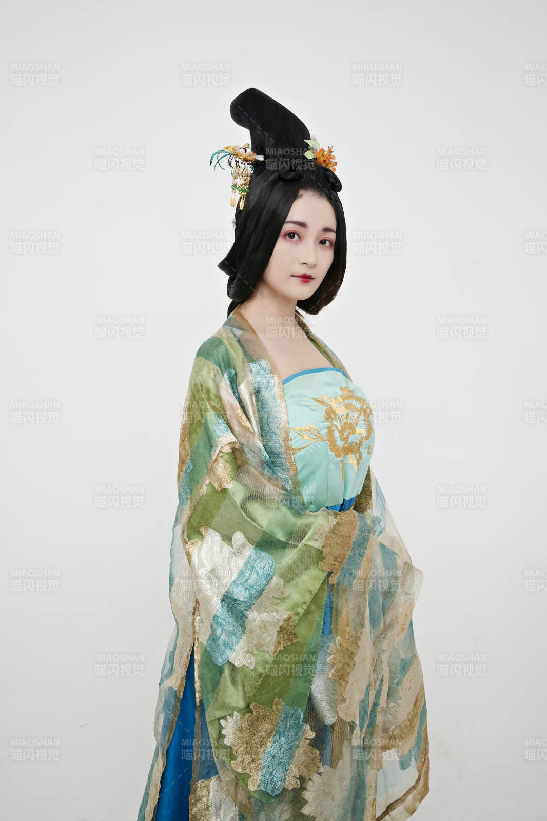 大唐风韵女性古装造型唐朝古装图片