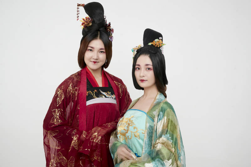 大唐风韵女性古装造型唐朝古装图片