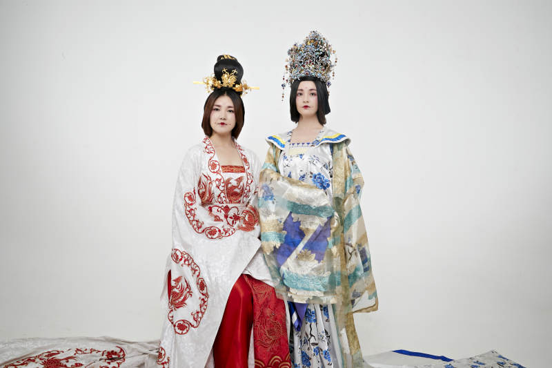 大唐风韵女性古装造型唐朝古装图片