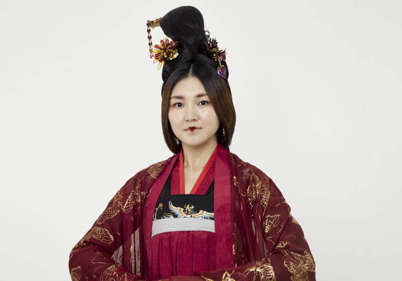 大唐风韵女性古装造型唐朝古装图片