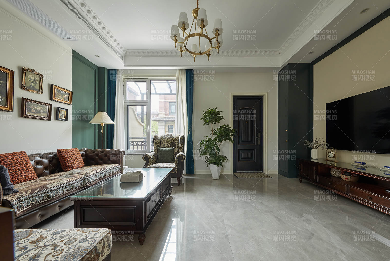 典雅客厅布置图片