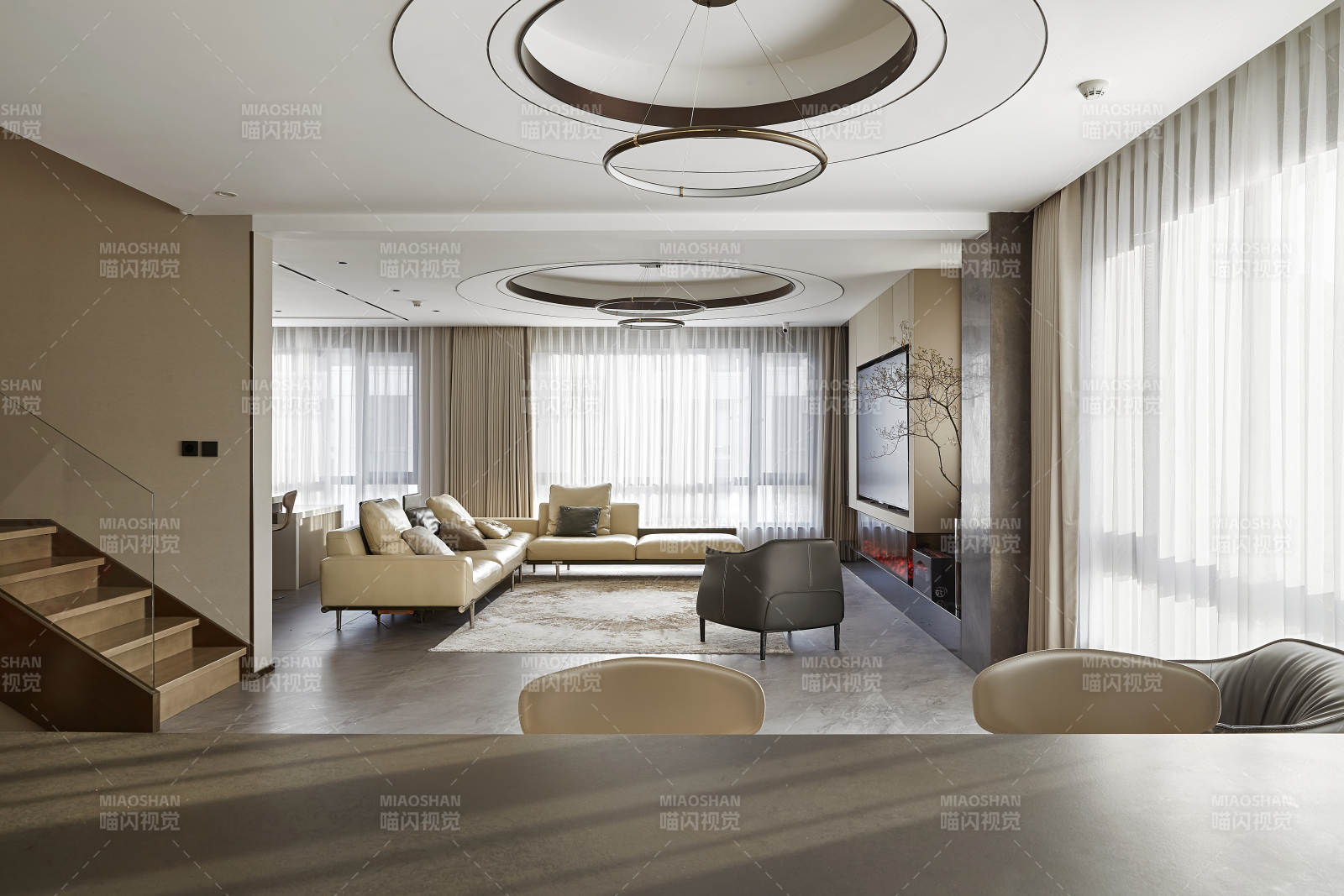 现代简约客厅设计图片