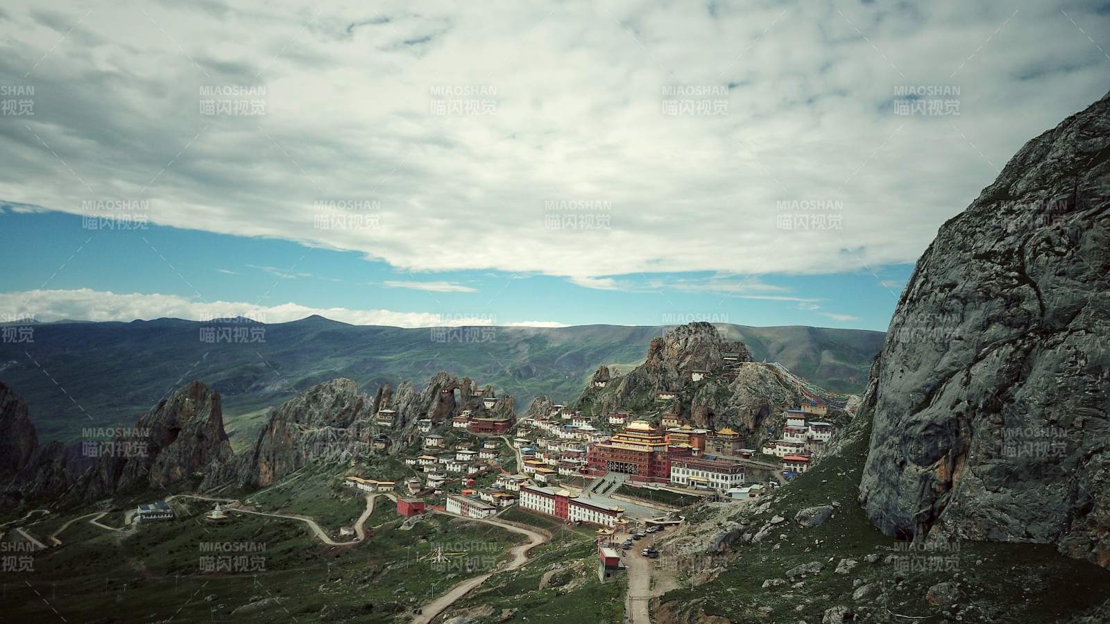 远眺孜珠寺图片