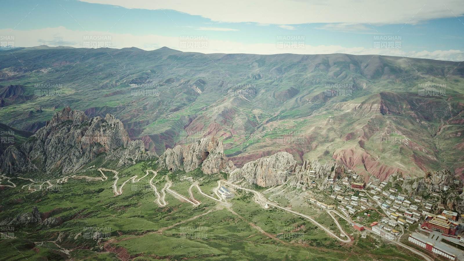 远眺孜珠寺图片