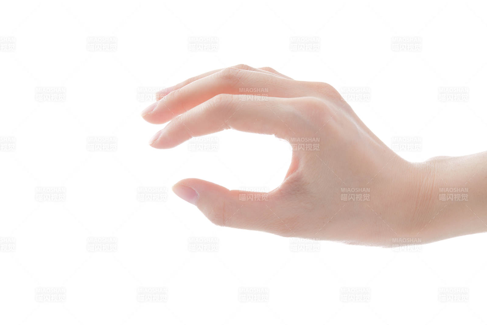 纤细柔美的女性手部特写图片