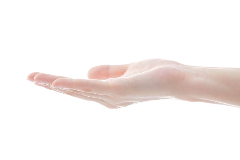 纤细柔美的女性手部特写图片