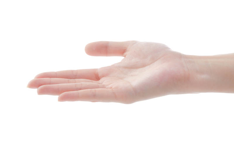 纤细柔美的女性手部特写图片