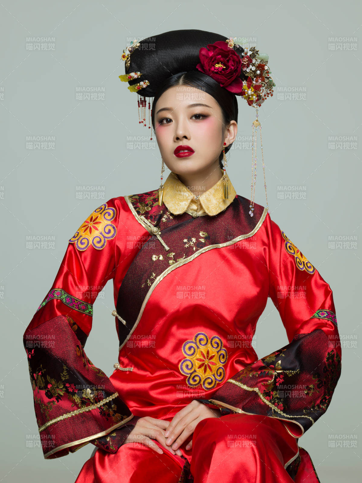 清代女性古装造型清朝古装图片