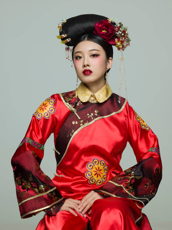 清代女性古装造型清朝古装图片