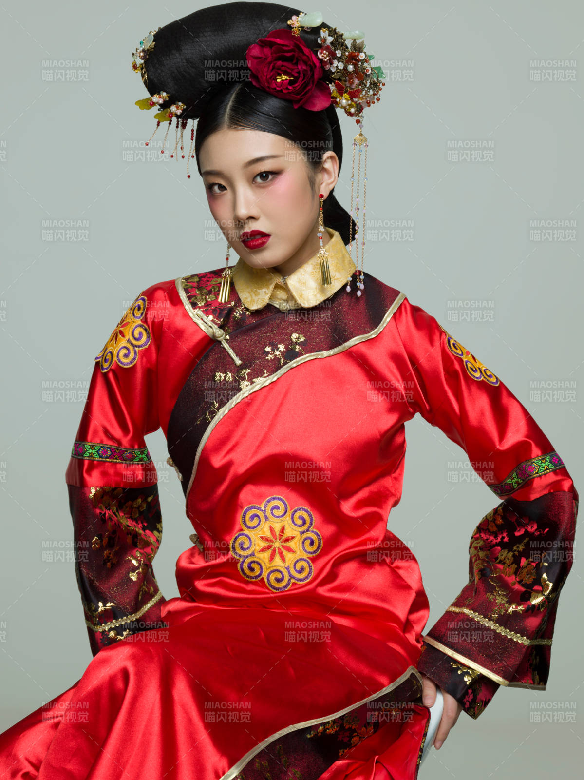 清代女性古装造型清朝古装图片