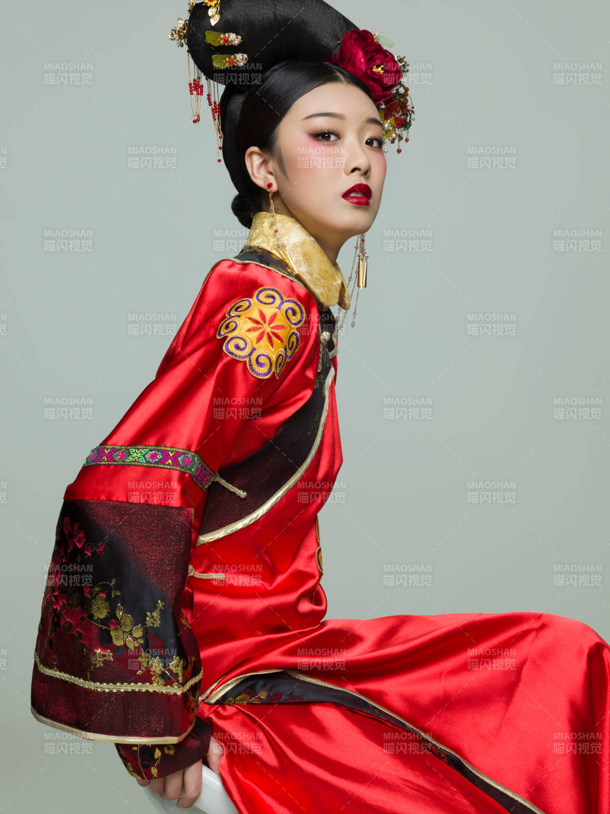 清代女性古装造型清朝古装图片