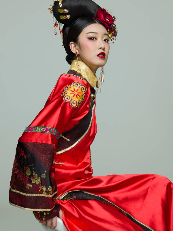 清代女性古装造型清朝古装图片