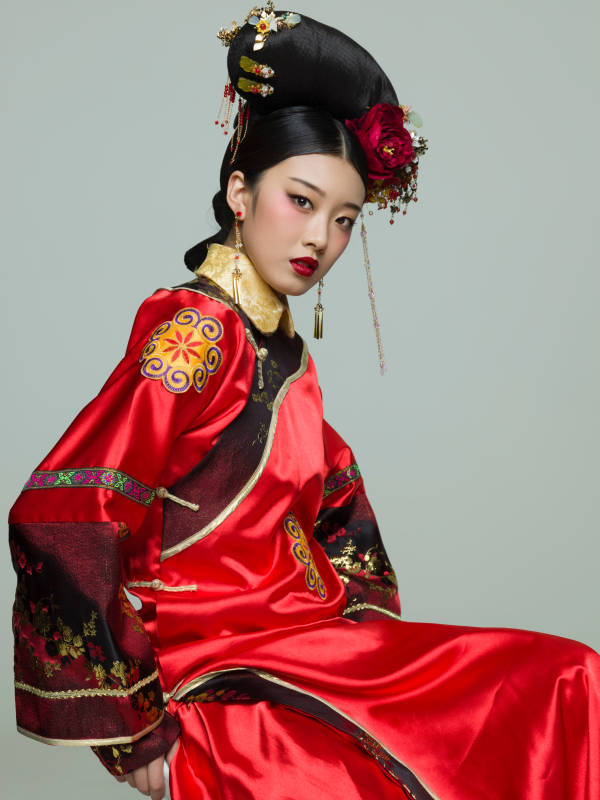 清代女性古装造型清朝古装图片