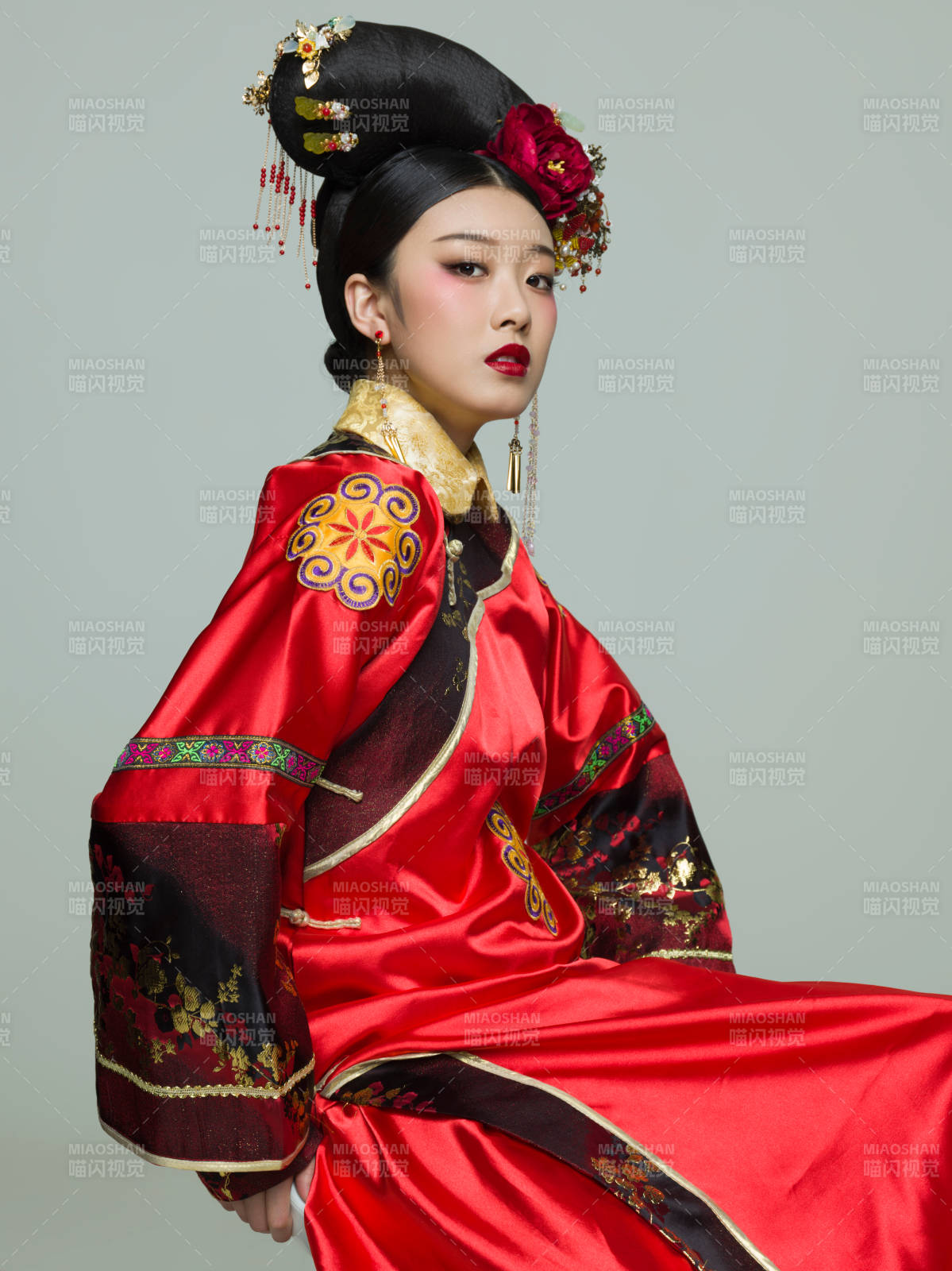 清代女性古装造型清朝古装图片