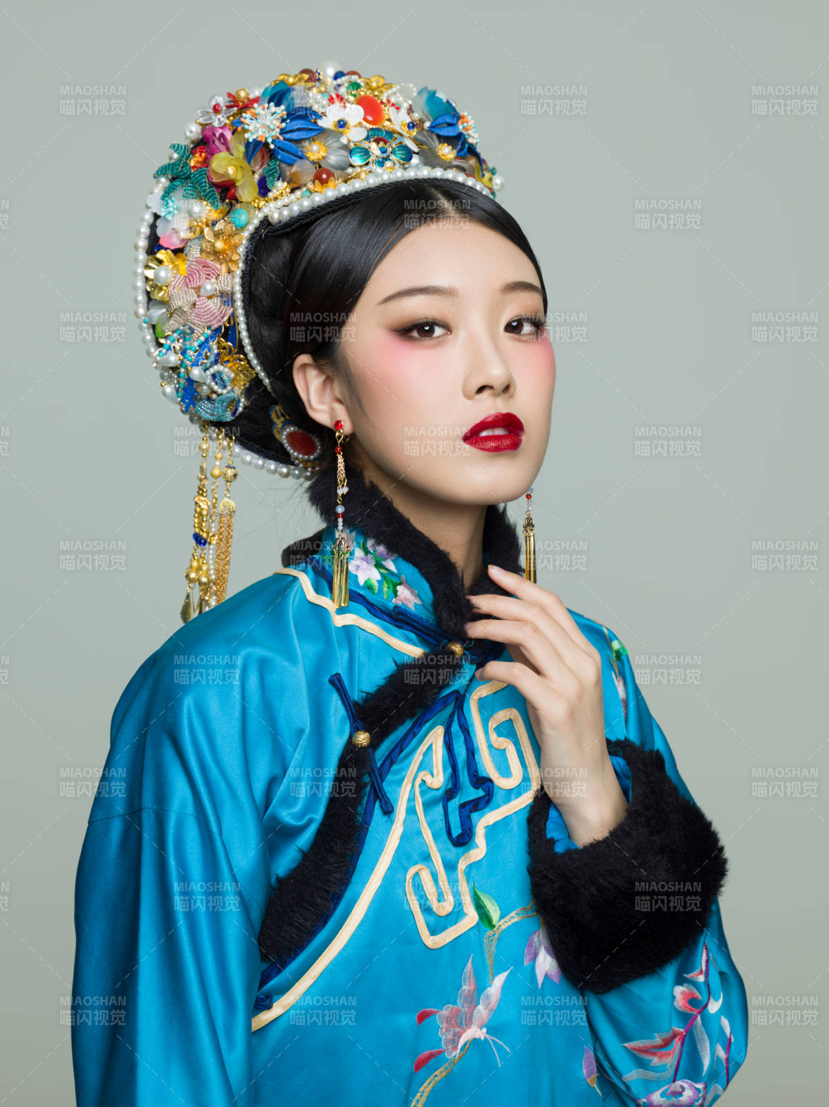 清代女性古装造型清朝古装图片