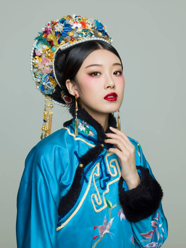 清代女性古装造型清朝古装图片