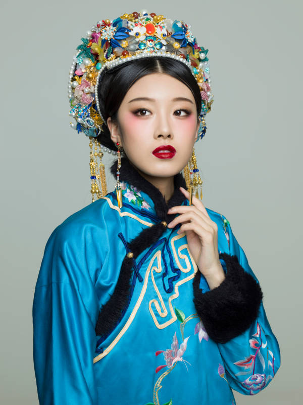 清代女性古装造型清朝古装图片