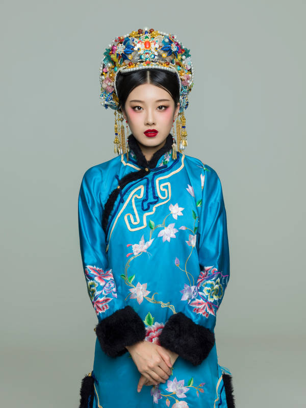 清代女性古装造型清朝古装图片