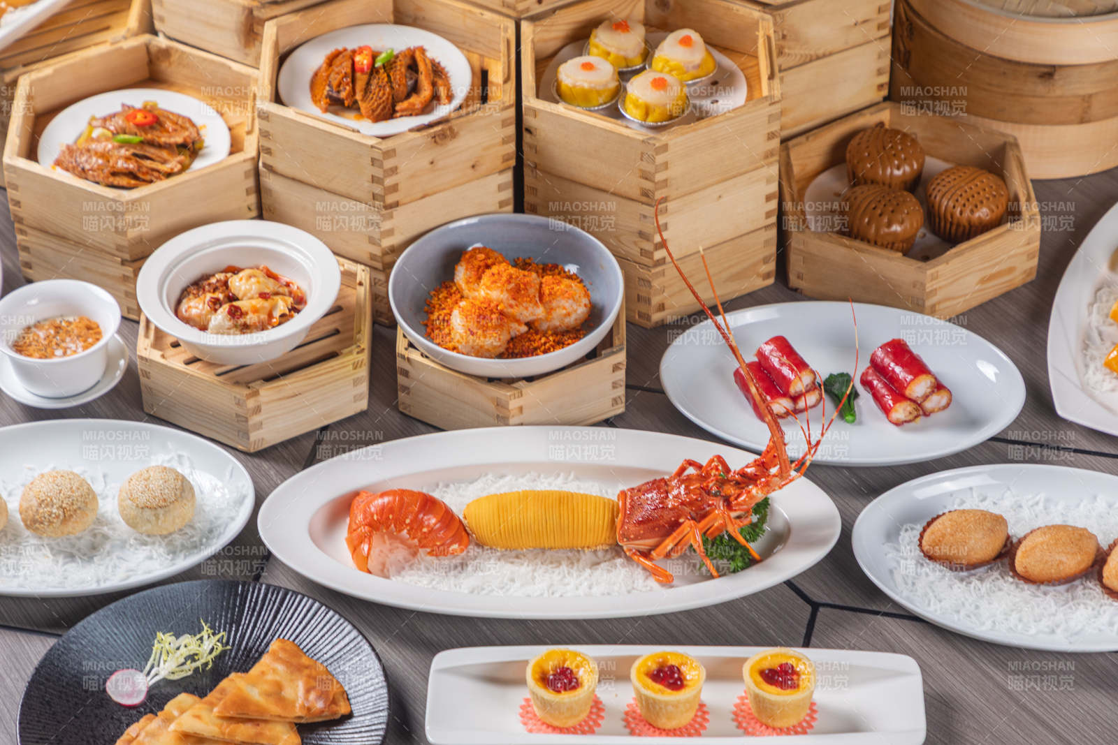 精致中式宴席美食图片