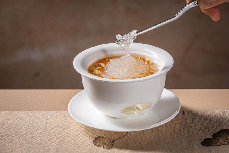 冰糖炖雪蛤图片