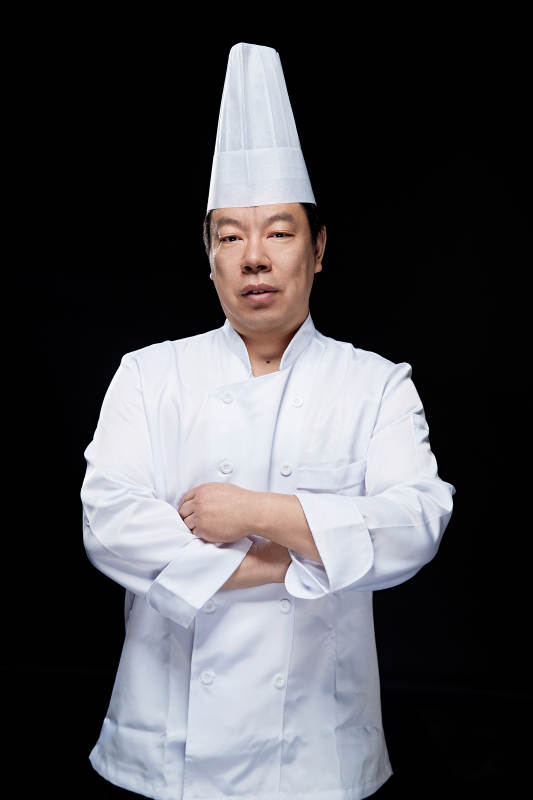 星级酒店面点厨师人物形象展示图片