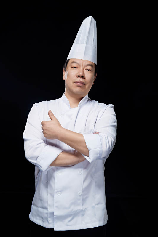 星级酒店面点厨师人物形象展示图片