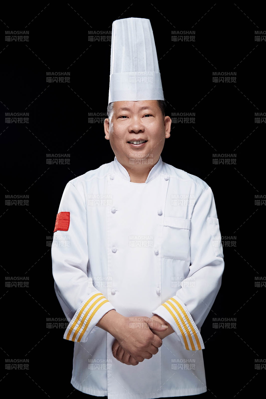 酒店厨师长人物形象展示图片