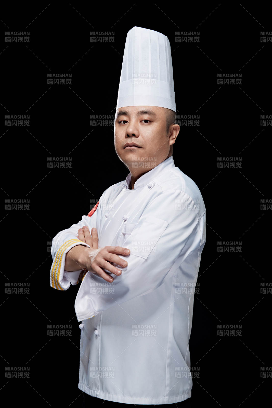 酒店厨师人物形象展示图片