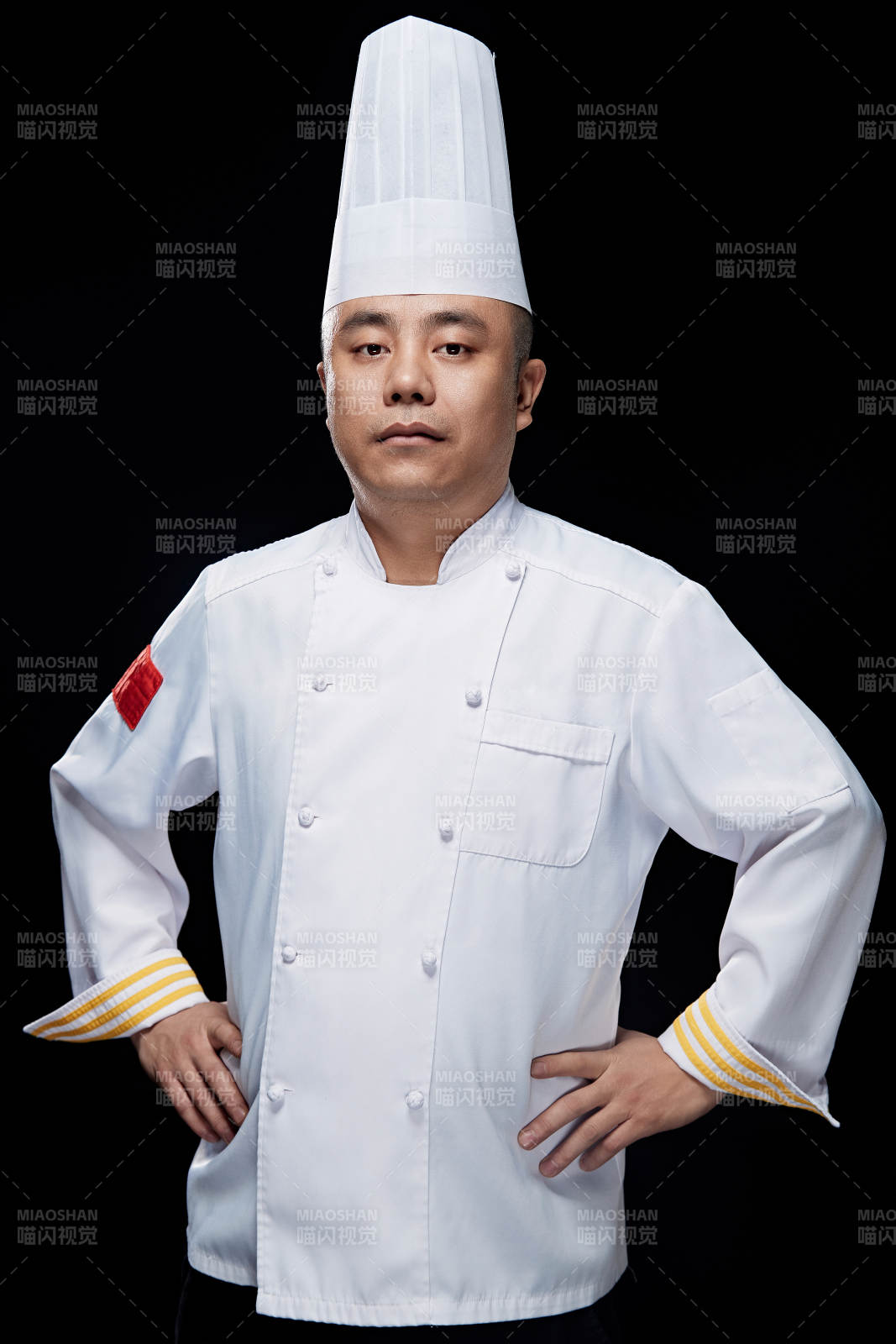 酒店厨师人物形象展示图片