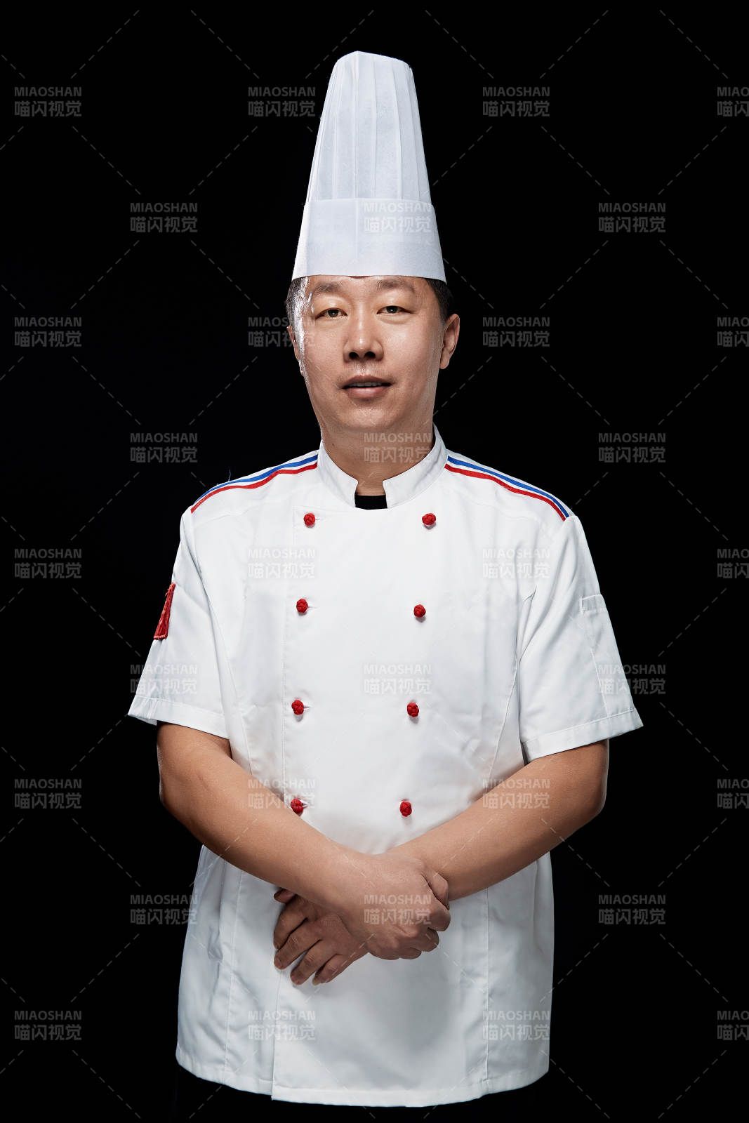 酒店厨师长人物形象展示图片