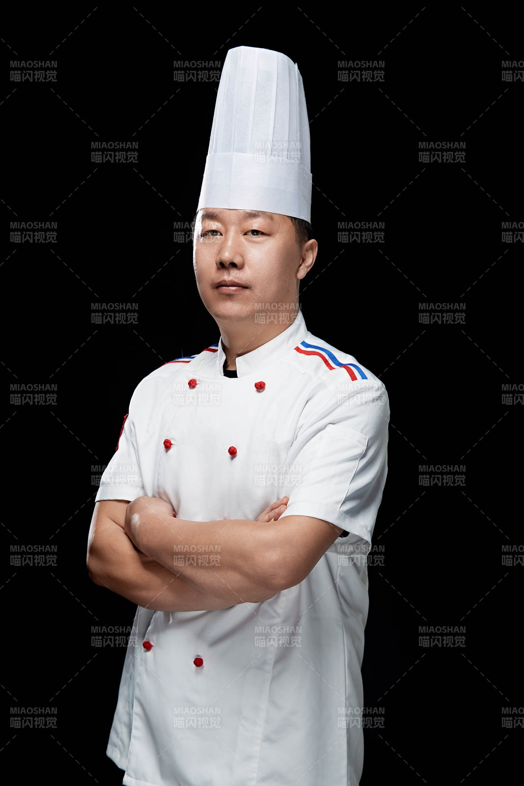 酒店厨师长人物形象展示图片