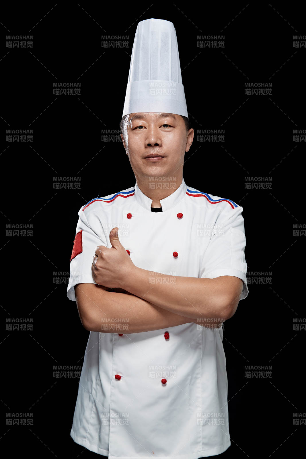 酒店厨师长人物形象展示图片