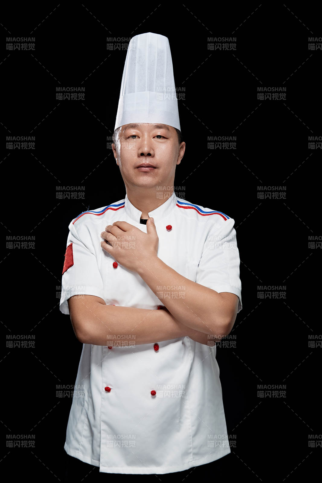 酒店厨师长人物形象展示图片