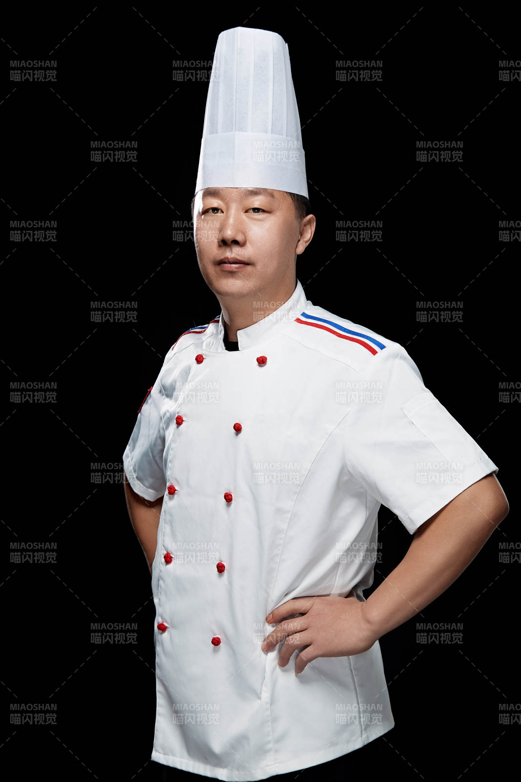 酒店厨师长人物形象展示图片